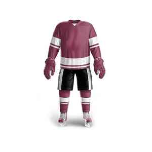 Uniforme de hockey sur glace fait main conçu pour les sports professionnels offrant un confort structure légère et design moderne - Product Image 1