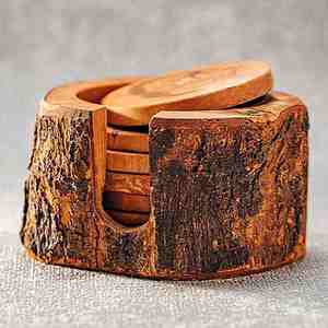 Vente chaude à prix raisonnable Sous-verres en bois vierges faits à la main Noyer Sheeshm Bois Conception personnalisée de haute qualité - Product Image 5