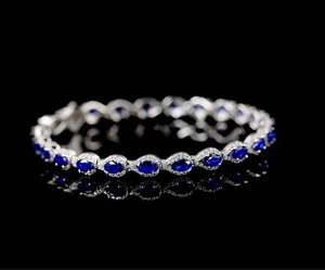 Bracelet de tennis en argent sterling 925 plaqué or rubis avec collier de moissanite de pierres précieuses rouges ovales ensemble de bracelets cadeaux d'halloween - Product Image 2