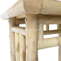 Table pliante en bambou de style moderne et écologique, console et tables basses démontables pour la salle à manger