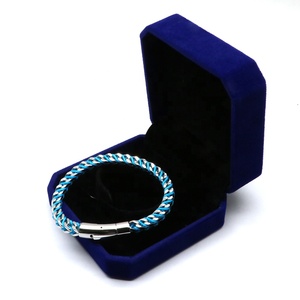 Odian Jewelry – <span class=keywords><strong>gourmette</strong></span> en acier inoxydable, plaqué <span class=keywords><strong>or</strong></span> <span class=keywords><strong>18k</strong></span>, chaîne en argent avec plusieurs couleurs de corde pour femmes et hommes, cadeau - Product Image 6