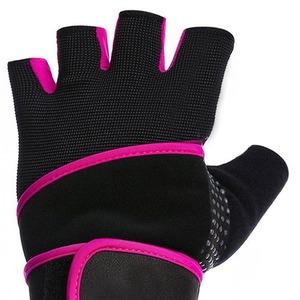 Custom Wholesale Gym Fitness <b>Gloves</b> Breathable Non Slip Neoprene Mesh Half Finger Lace-Up Unisex Weightlifting Training <b>Gloves</b> - Product Image 4