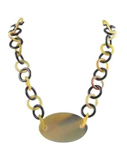 สร้อยคอเขาควายธรรมชาติสไตล์โมเดิร์นคลาสสิกสำหรับผู้หญิงเครื่องประดับธรรมชาติ - Product Image 3