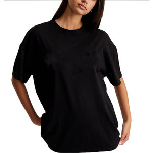 Gramos de gran tamaño con logotipo personalizado en blanco 100% camisetas de algodón orgánico Drop Shoulder Heavyweight camiseta para hombres camisetas de alta calidad - Product Image 2