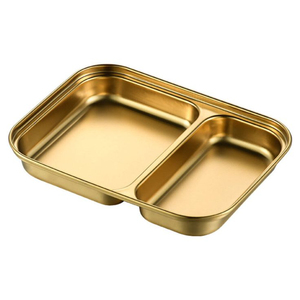 Derniers plateaux à chips et à trempette rectangulaires longs de conception moderne avec plateau de service en bambou naturel pour les collations, les sauces, les bonbons et les nouilles - Product Image 6