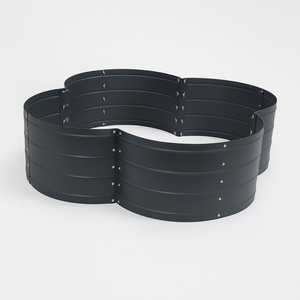 Custom Clover-Shape Galvanized Steel <b>Raised</b> Garden Planter <b>Bed</b> <b>Metal</b> Corrugated Garden Boxes Wholesale Product High Quality - Product Image 1