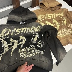 Sudaderas con capucha de invierno con estampado de soplo de alta calidad personalizadas, abrigo con cremallera Y2K, ropa de calle Hip Hop, sudadera, prendas de vestir exteriores de manga larga, sudaderas con cremallera - Product Image 3