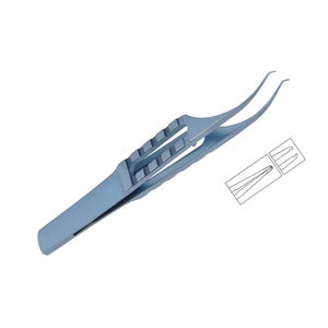 Pinzas Oftalmológicas Colibri de Alta Calidad, 0.12mm, 1x2 Dientes, Acero Alemán, Pinzas Manuales para Ojos, Instrumento Médico - Product Image 2