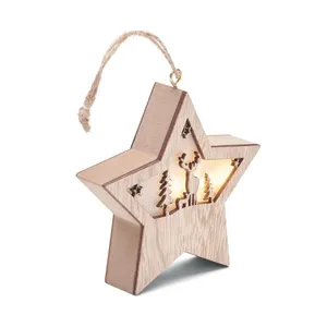 ของตกแต่งคริสต์มาสแบบดาวเรืองแสง MDF ส่วนตัว รุ่น Bright Star - Product Image 5