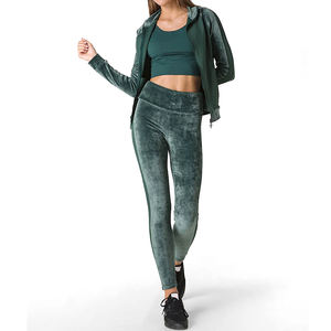 100% Cotton Women Acid Wash Stretch Sports Running Pants High Waist Lift Gym Fitness Training Tights <b>Tie</b> <b>Dye</b> Yoga <b>Leggings</b> - Product Image 1