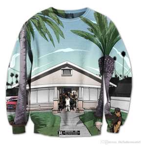 Cuello redondo de sublimación de forro polar, sudadera 3D de forro polar hecha a medida, sudadera sublimada de forro polar de diseño completo - Product Image 1