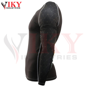 เสื้อออกกำลังกายแขนยาวสำหรับผู้ชายเสื้อผดผื่นแขนยาวดีไซน์เป็นเอกลักษณ์ระบายอากาศได้ดีดีไซน์เป็นเอกลักษณ์ - Product Image 2