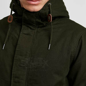 Ventes en gros de parkas à queue de poisson pour hommes de haute qualité avec logo personnalisé, couleurs unies, veste personnalisée à queue de poisson - Product Image 5