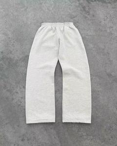 Conjunto de pantalones de chándal y Sudadera con capucha lavada de rizo francés transpirable con estampado de logotipo personalizado para hombre - Product Image 3