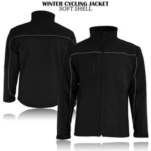 Chaqueta Softshell de invierno a prueba de viento para hombre, chaquetas cálidas de lana para exteriores, precio de calidad, chaqueta Softshell personalizada para hombre - Product Image 4
