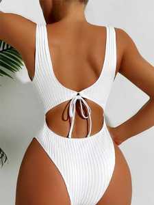 2025 prix de gros nouveau Style séchage rapide maillot de bain pour femmes meilleure qualité femmes une pièce maillot de bain - Product Image 4