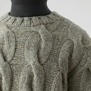 Pulls en tricot techniques pour hommes, design personnalisé, hiver, lourd, 220g, séchage rapide, respirant, grande taille, confortable, nouvelle mode - Product Image 2