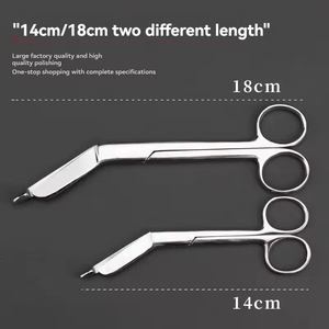 Tijeras de vendaje antioxidantes para uso médico profesional, clínicas, hospitales, venta al por mayor, OEM y kits paramédicos - Product Image 6