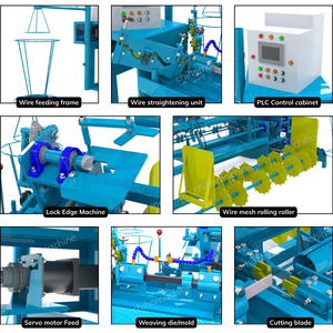 Nhà Máy <span class=keywords><strong>Gi</strong></span>á Máy tự động để làm <span class=keywords><strong>gi</strong></span> và PVC Chuỗi liên kết hàng rào lưới - Product Image 5