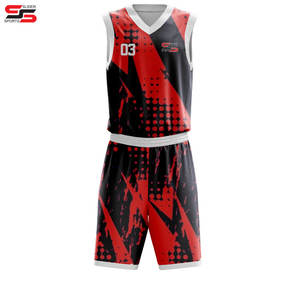 Kit uniforme de basket-ball sublimé imprimé numérique vêtements de sport - Product Image 5