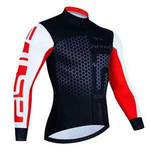 2025 Pro maillots de cyclisme pour hommes à manches longues vêtements de vélo coupe-vent tenue d'équitation pour VTT Auto course porter - Product Image 4