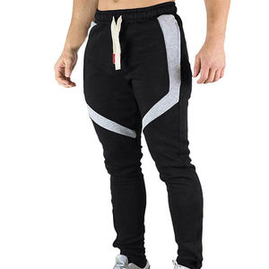 OEM Custom <b>Men's</b> <b>Skinny</b> <b>Jogger</b> Sweatpants Hot Selling Cotton Trackpants Patchwork Casual Gym Wear Running Fashionable <b>Men's</b> - Product Image 4