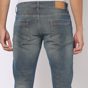 Personalizado Gingtto ICO de alta calidad, pantalones vaqueros rectos personalizados, pantalones vaqueros ajustados de alta elasticidad para hombres - Product Image 6