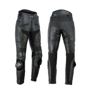 Pantalones de Motocicleta de Invierno de Cuero Genuino de Alta Calidad Personalizados, Último Diseño de Ropa Deportiva, Talla Grande, Ignífugos y de Secado Rápido para Motociclistas - Product Image 1