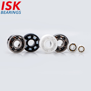 Rodamientos de Bolas de Cerámica Híbrida ISK ZrO2/Si3N4 6200-6205 P0 Precisión ISO/TS16949 Certificado Servicios Personalizados OEM - Product Image 3