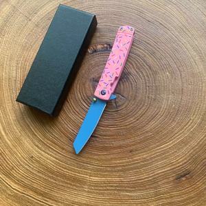 Phụ Nữ Nữ Gấp Dao Màu Hồng Vàng Màu Quà Tặng Hộp Biểu Tượng Tùy Chỉnh Cắm Trại Edc Dao Cho Cô Gái Mẹ - Product Image 6