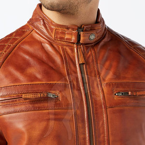 Breathable <b>Winter</b> Warm Men <b>Leather</b> <b>Jacket</b> Casual Wear Men <b>Leather</b> <b>Jacket</b> In Reasonable Price - Product Image 6