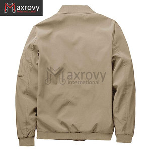 Lightweight Canvas Waterproof Windproof Bomber Jacket Men's Winter <b>Vintage</b> Slim Fit Hip-hop Streetwear - Product Image 2