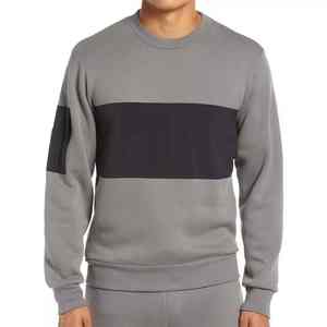 Sudadera de calle para hombre, sudadera de gran tamaño sólida de alta calidad para hombre, venta al por mayor, jersey en blanco Unisex, sudadera de gimnasio para hombre - Product Image 1