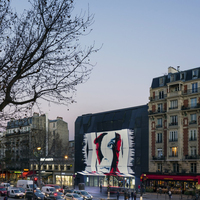Écran en film transparent LED, transparence flexible, fenêtres flexibles en cristal pour centre commercial, affichage publicitaire transparent en verre