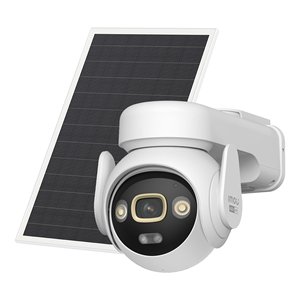 AOV 4G Pan&Tilt White Home Security Camera Kit 4K 2160p UHD 3MP Resolution Video Surveillance Recarriable SA7E T 8M1T3 - Product Image 1