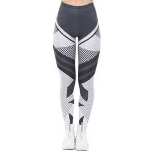Leggings imprimés élégants, pantalons de fitness imprimés intégralement, matière douce et extensible pour les activités sportives - Product Image 1