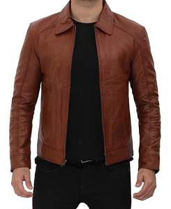 Veste en cuir de course personnalisée pour hommes de haute qualité veste en cuir décontractée pour hommes et femmes broderie personnalisée/jac en cuir du Pakistan - Product Image 5