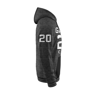 เสื้อมีฮู้ดสไตล์ฝรั่งเศสสำหรับผู้ชาย2025เสื้อฮู้ดผ้าฝ้าย100% หนัก - Product Image 4