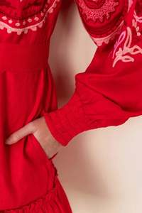 Ukrainian Embroidered Women Blouse Three Quarter Designer Ukrainian Blouses Women <b>Plus</b> <b>Size</b> Hand Embroidered Long Sleeves - Product Image 3