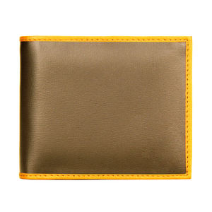 Vente en gros de portefeuille en cuir véritable de qualité supérieure pour hommes porte-monnaie RFID court avec logo et design personnalisés - Product Image 2