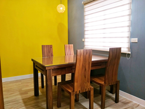 Magnífica Mesa de Comedor Moderna de Madera de Teca con 4 Cajones, Diseño Duradero del Suroeste para Comedor de Hotel, Juego de Muebles de Comedor - Product Image 3