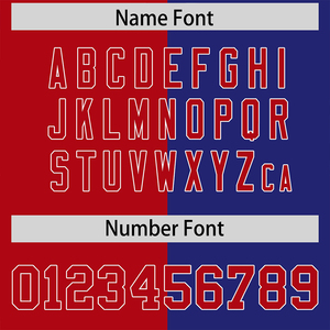 แจ็กเก็ตทีมกีฬาวิทยาลัยแบบเลตเทอร์แมนแบบแยกสีฟ้าแดงออกแบบได้เองชื่อหมายเลขโลโก้ - Product Image 3