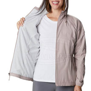 Chaqueta cortavientos de talla grande para mujer, venta al por mayor, chaqueta cortavientos sostenible - Product Image 5