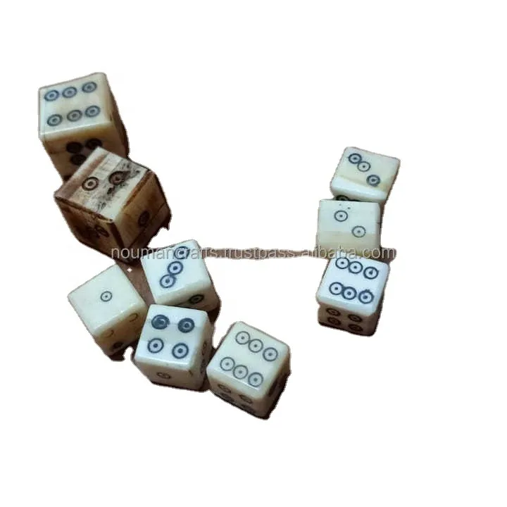 Bone Dice Six Sided Skeleton Dice Club Pub Party Game Toys dadi in resina per bambini adulti