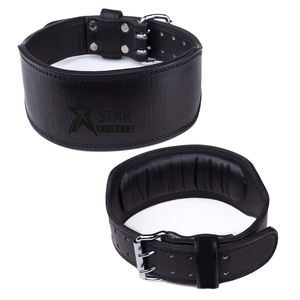 2025 vente chaude bonne qualité en cuir PU ceintures d'haltérophilie nouveau Design Durable Gym Fitness entraînement ceintures d'haltérophilie pour hommes - Product Image 3