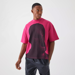 Venta al por mayor Premium 100% algodón O-cuello camiseta de los hombres en blanco impreso camiseta con ajuste de gran tamaño y la impresión del logotipo personalizado - Product Image 1