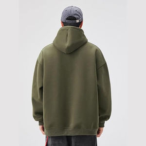 Streetwear Regular Fit Custom Logo Pullover Hoodie Invierno 100% Algodón Fleece Secado rápido Transpirable Casual Hombres Mujeres Gimnasio Moda - Product Image 5