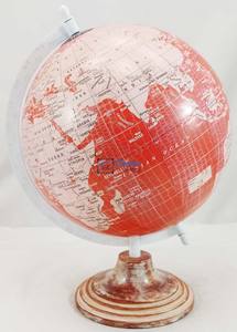 ขาตั้งลูกโลกตกแต่ง งานแฮนด์เมด ดีไซน์อาร์ตเดโค ผิวทองแดง เหล็ก แข็งแรง ทนทาน ลูกโลกหมุนได้ สวยงาม เหมาะสำหรับตกแต่งบ้านในเทศกาลคริสต์มาส - Product Image 6