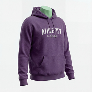เสื้อมีฮู้ดผ้าฝ้ายผสมพื้นฐานสำหรับผู้ชายผ้านุ่มสบายทันสมัยสำหรับสวมใส่ในชีวิตประจำวัน - Product Image 1
