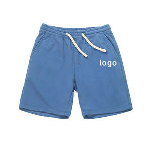 Venta al por mayor casual 100% algodón hombres cómodos pantalones cortos logotipo personalizado Fitness Jogging pantalones cortos de lana para hombres - Product Image 6